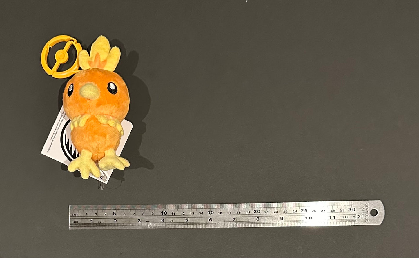 Torchic plush w/carabiner