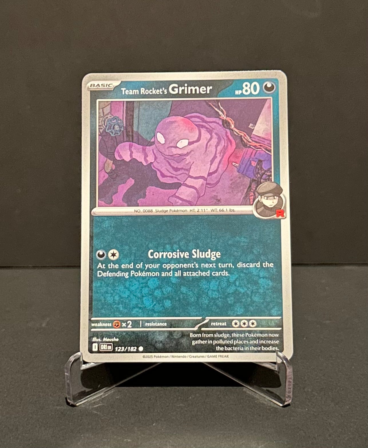 TCG Single: Team Rocket's Grimer - Destined Rivals TrickRoom Collectables TCG Single: Team Rocket's Grimer - Destined Rivals TrickRoom Collectables