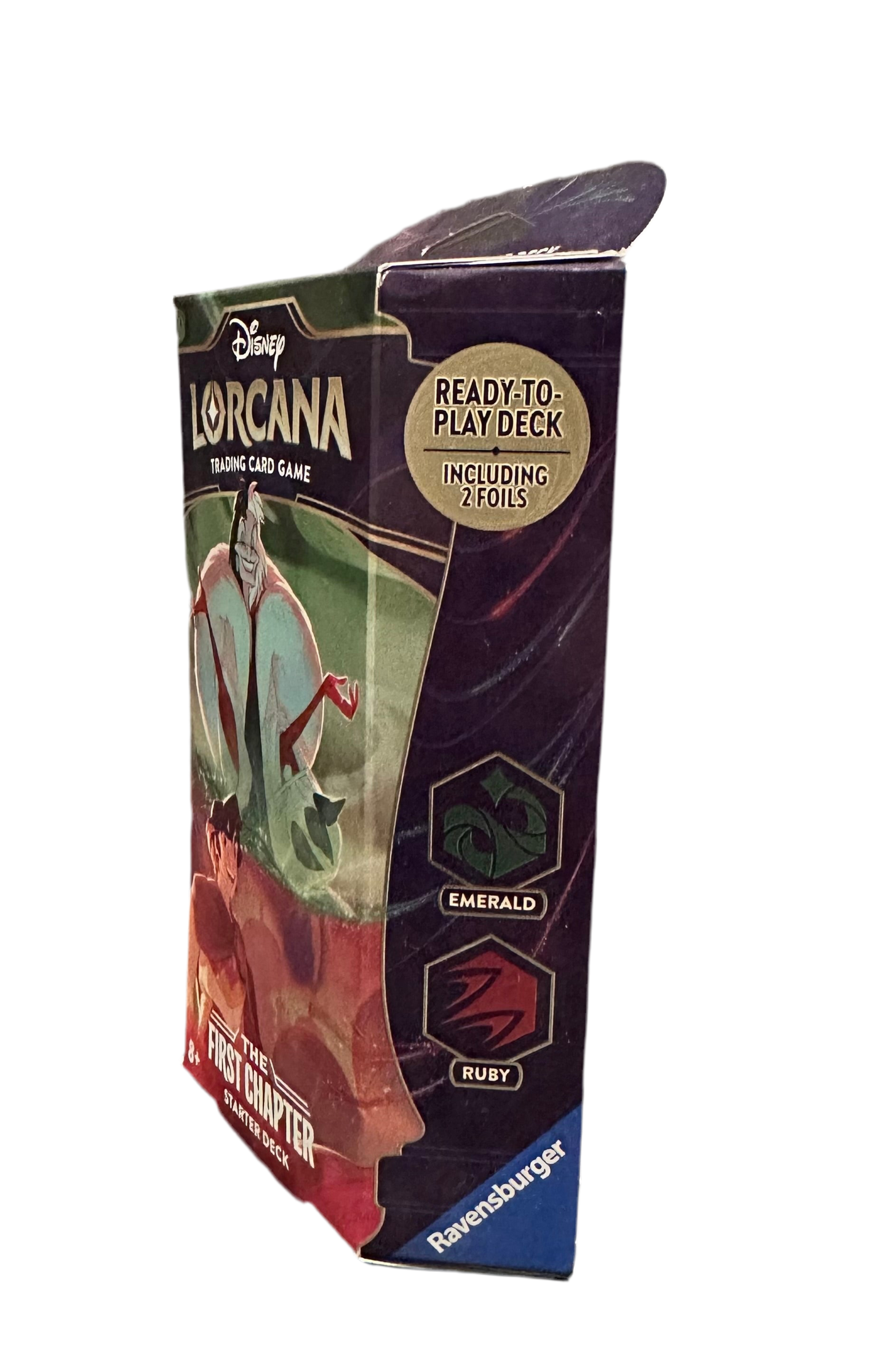 Lorcana: The First Chapter starter deck (Cruella De Vil/Aladdin)