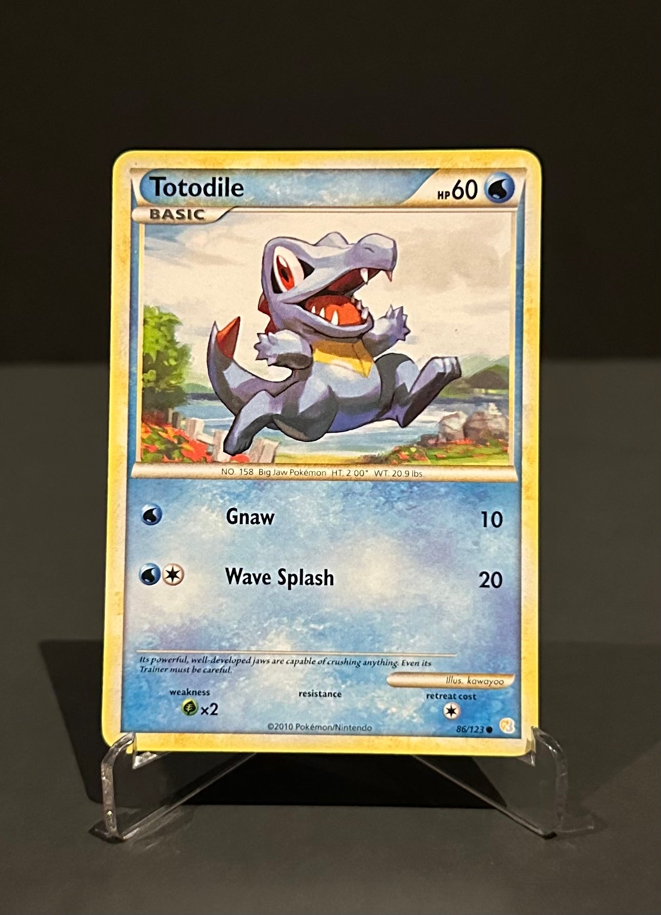 TCG Single: Totodile - HeartGold/SoulSilver