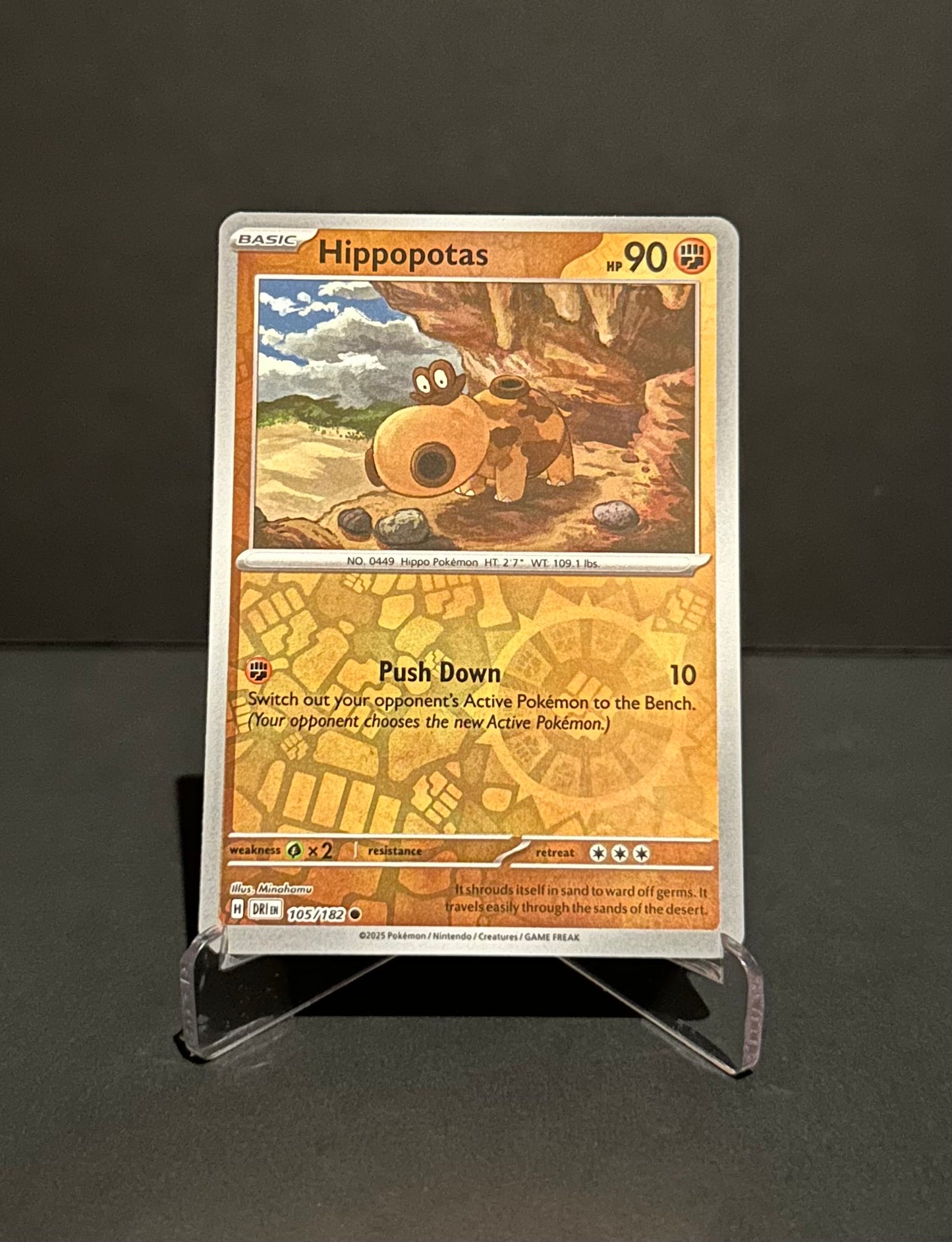 TCG Single: Hippopotas (RH) - Destined Rivals