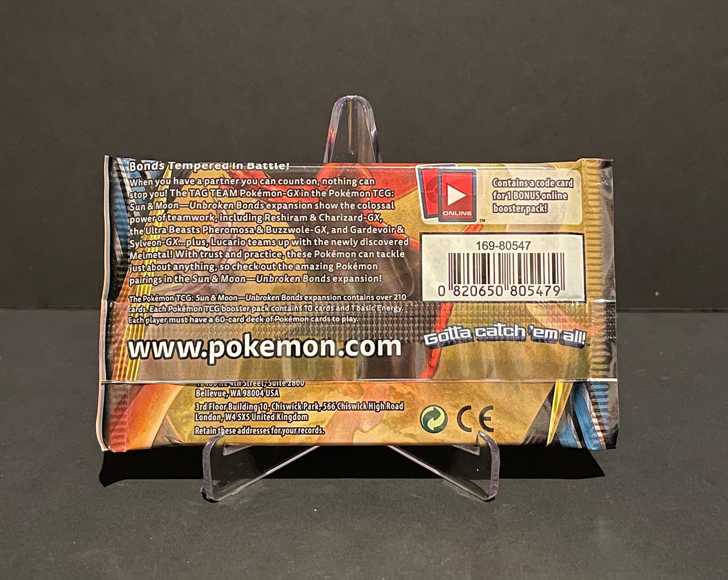 Sun & Moon: Unbroken Bonds booster pack