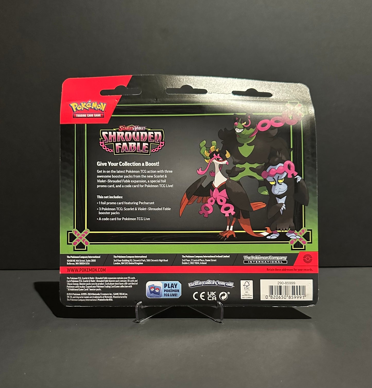 Scarlet & Violet: Shrouded Fable 3 pack blister