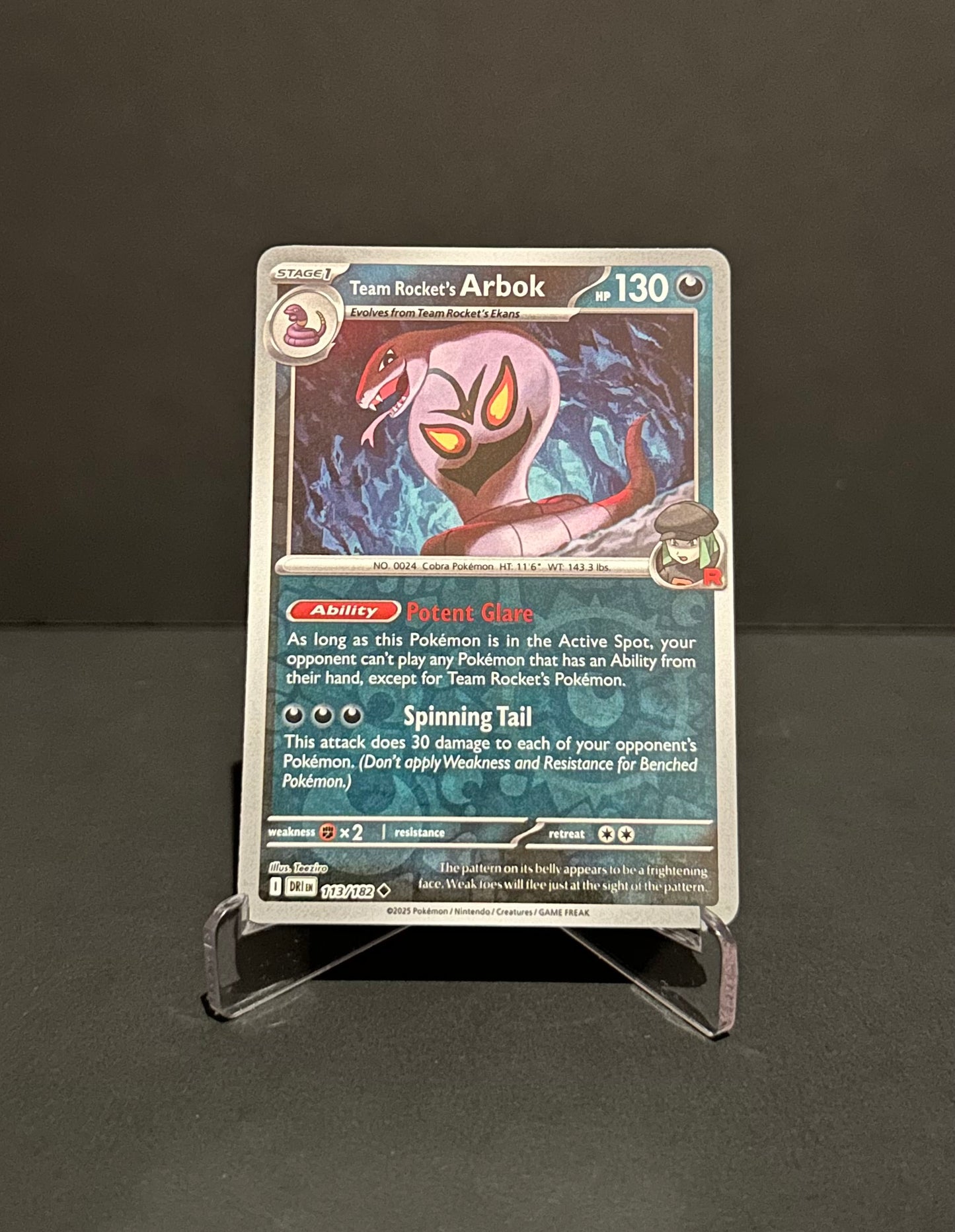TCG Single: Team Rocket’s Arbok (RH) - Destined Rivals