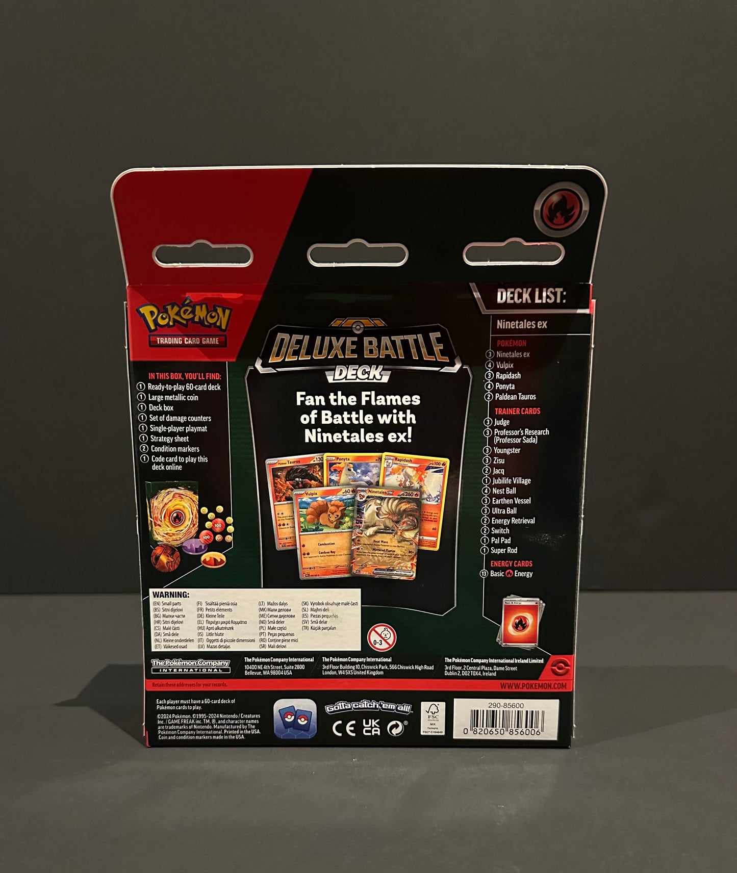 Ninetales ex Battle deck