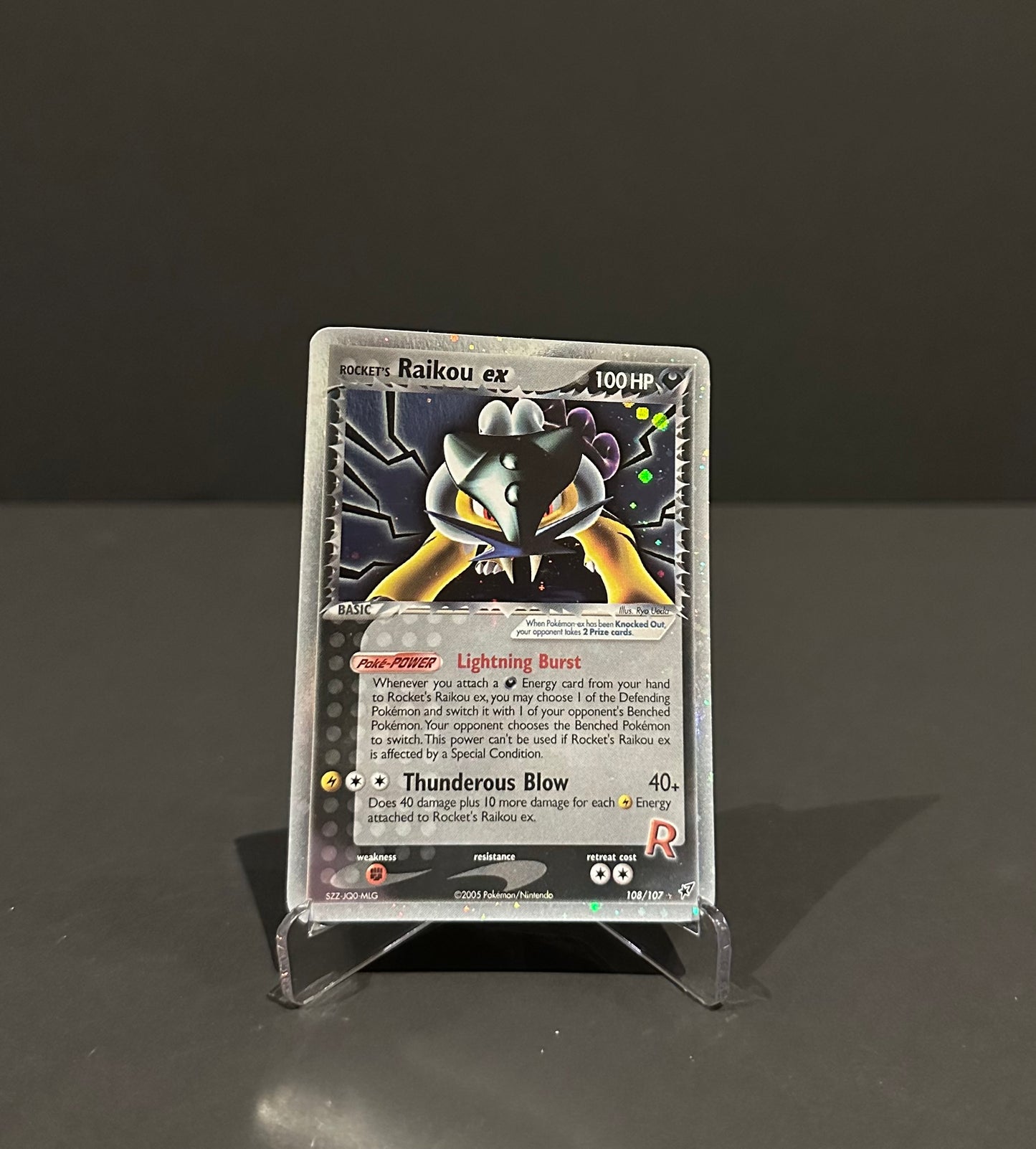 Rocket’s Raikou ex (Box topper)