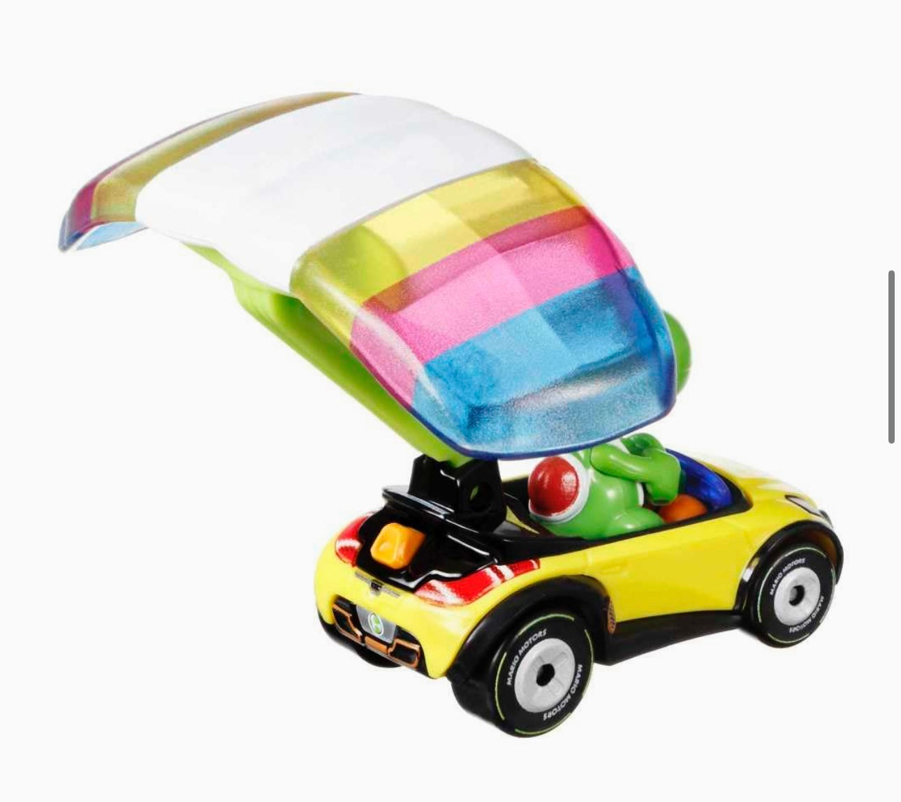 Yoshi: MarioKart w/glider (Hot Wheels)
