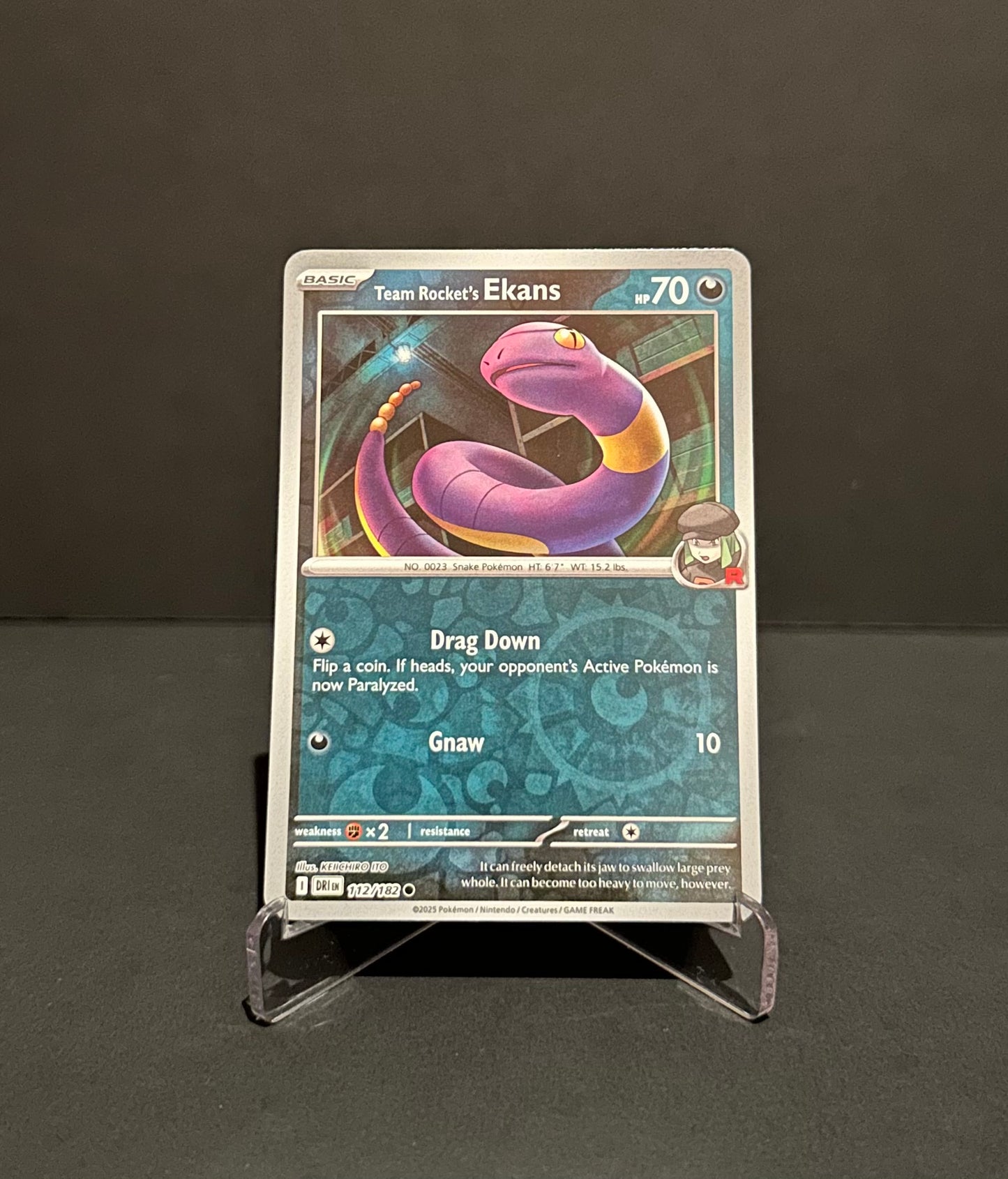 TCG Single: Team Rocket’s Ekans (RH) - Destined Rivals