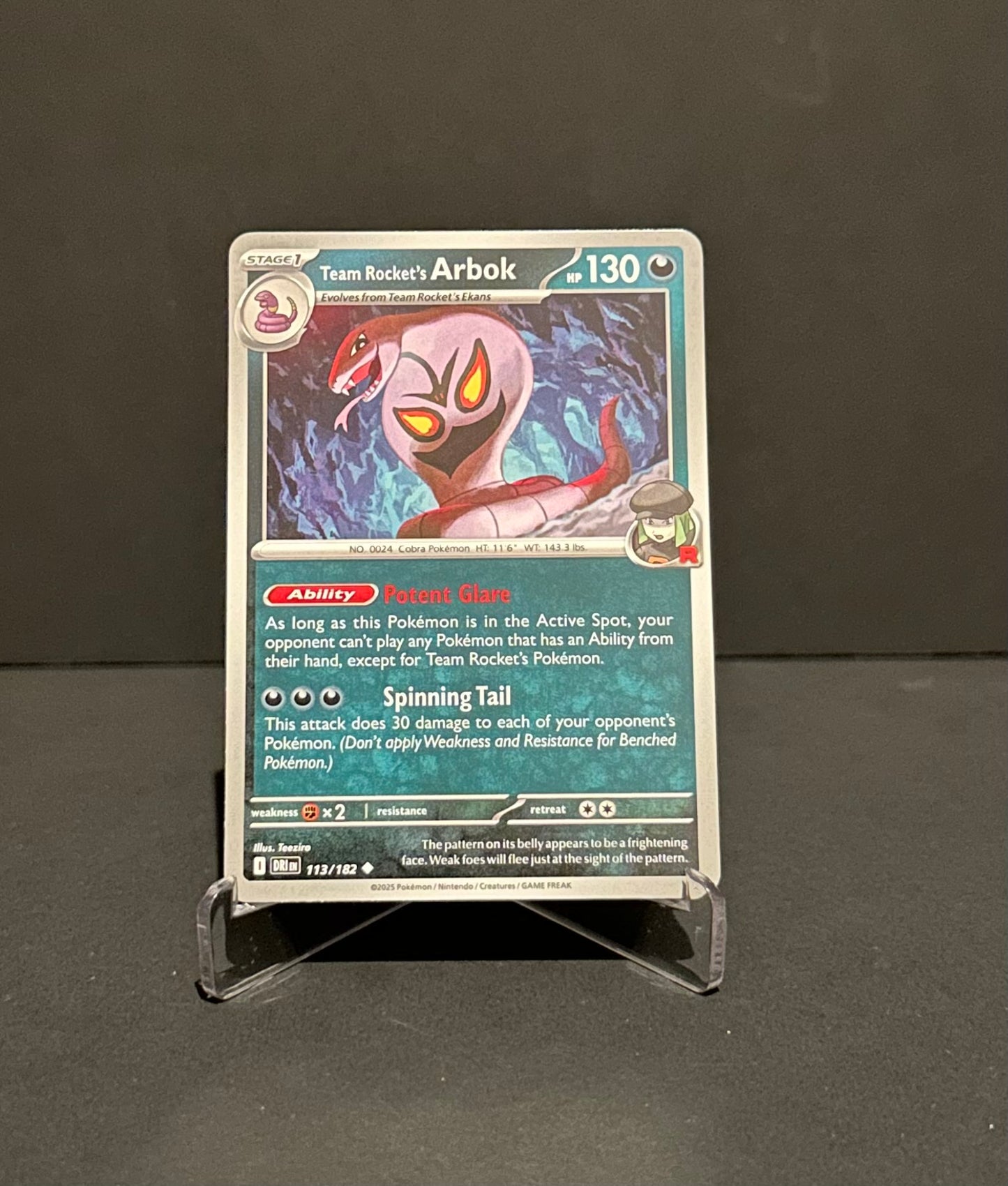 TCG Single: Team Rocket’s Arbok - Destined Rivals