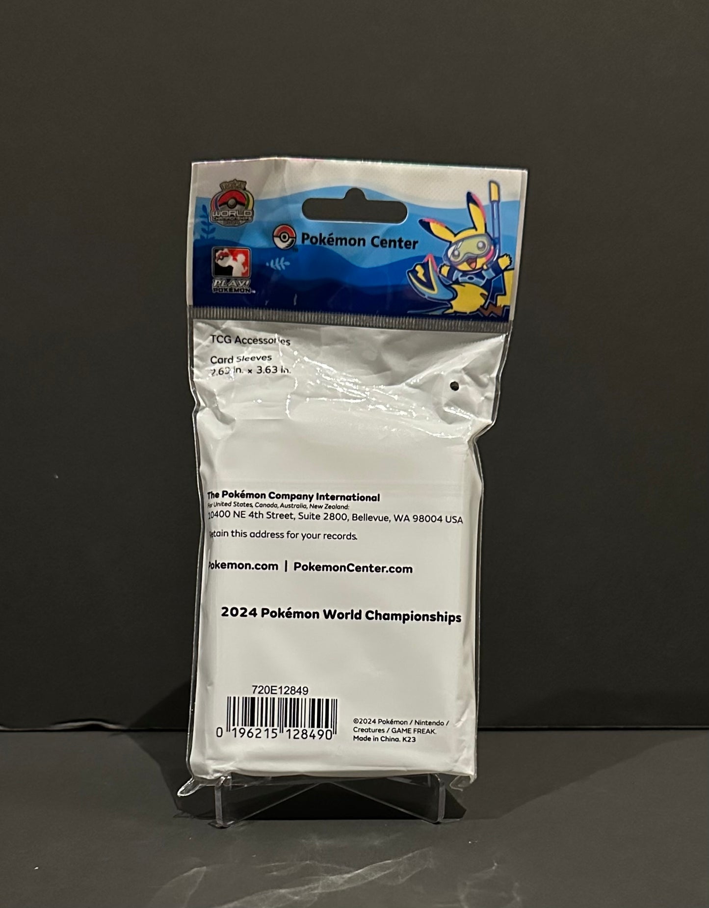 Pokémon World Championships sleeves (2024)