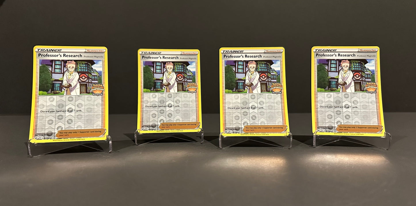 Regional Championships Promo: Professor’s Research (Professor Magnolia) Set of 4