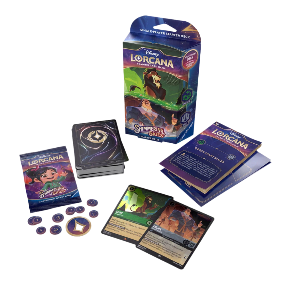Lorcana: Shimmering Skies starter deck (Scar & Kronk)