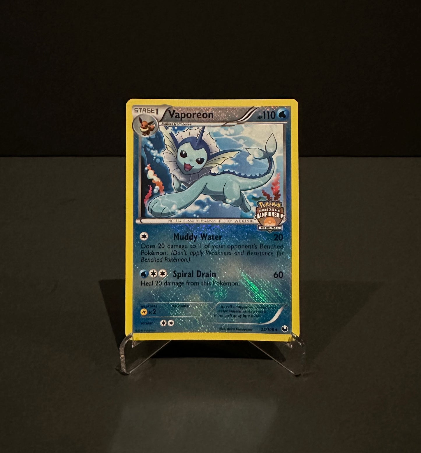 TCG Single: Vaporeon - Regional Championships Promo