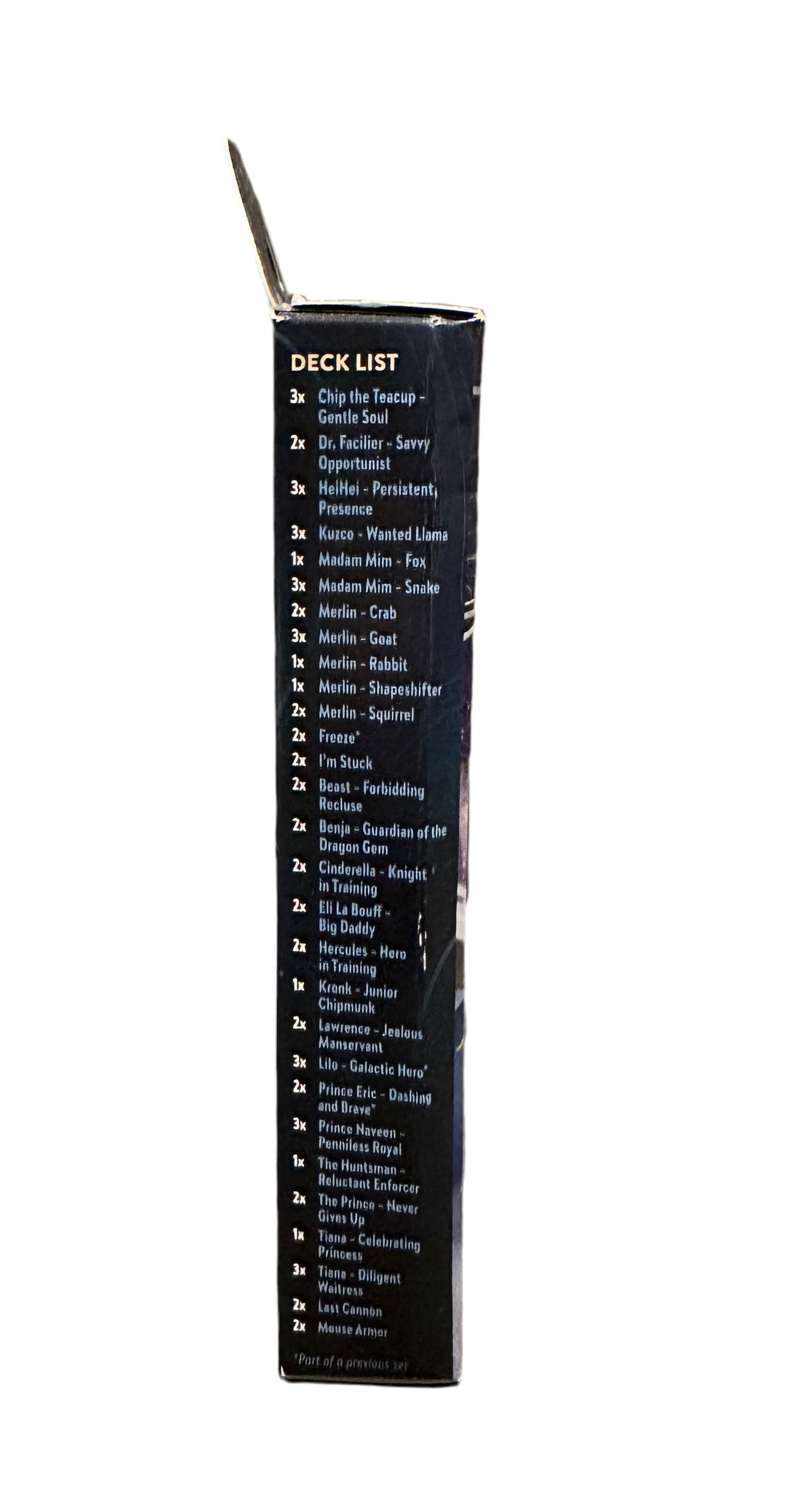 Lorcana: Rise of the Floodborn starter deck (Merlin & Tiana)