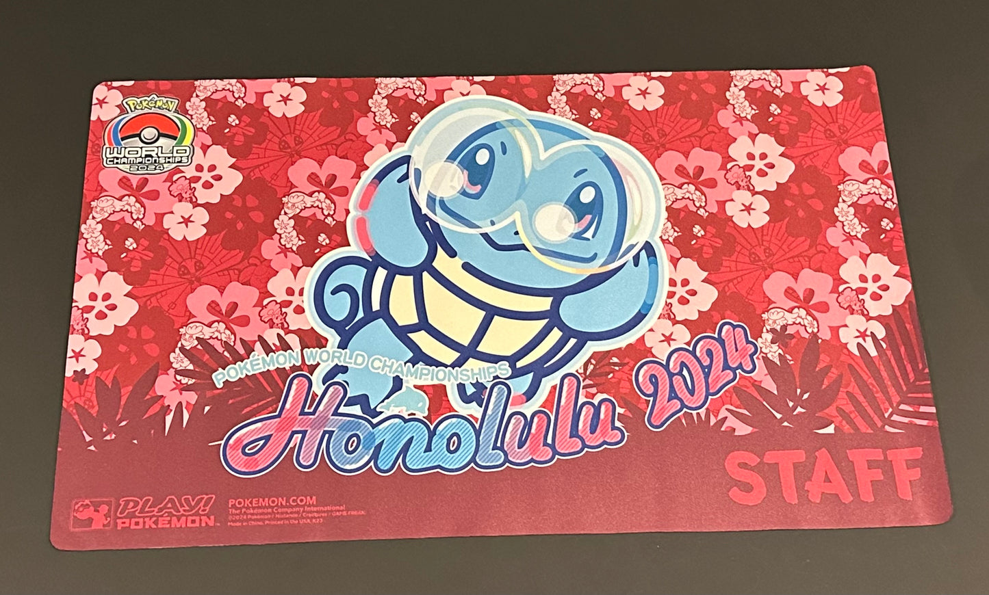 Pokémon World Championships Staff playmat (2024)