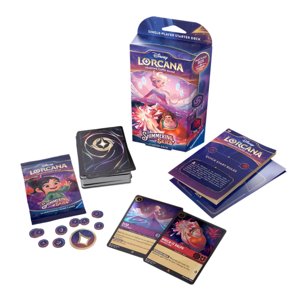 Lorcana: Shimmering Skies starter deck (Elsa & Wreck it Ralph)