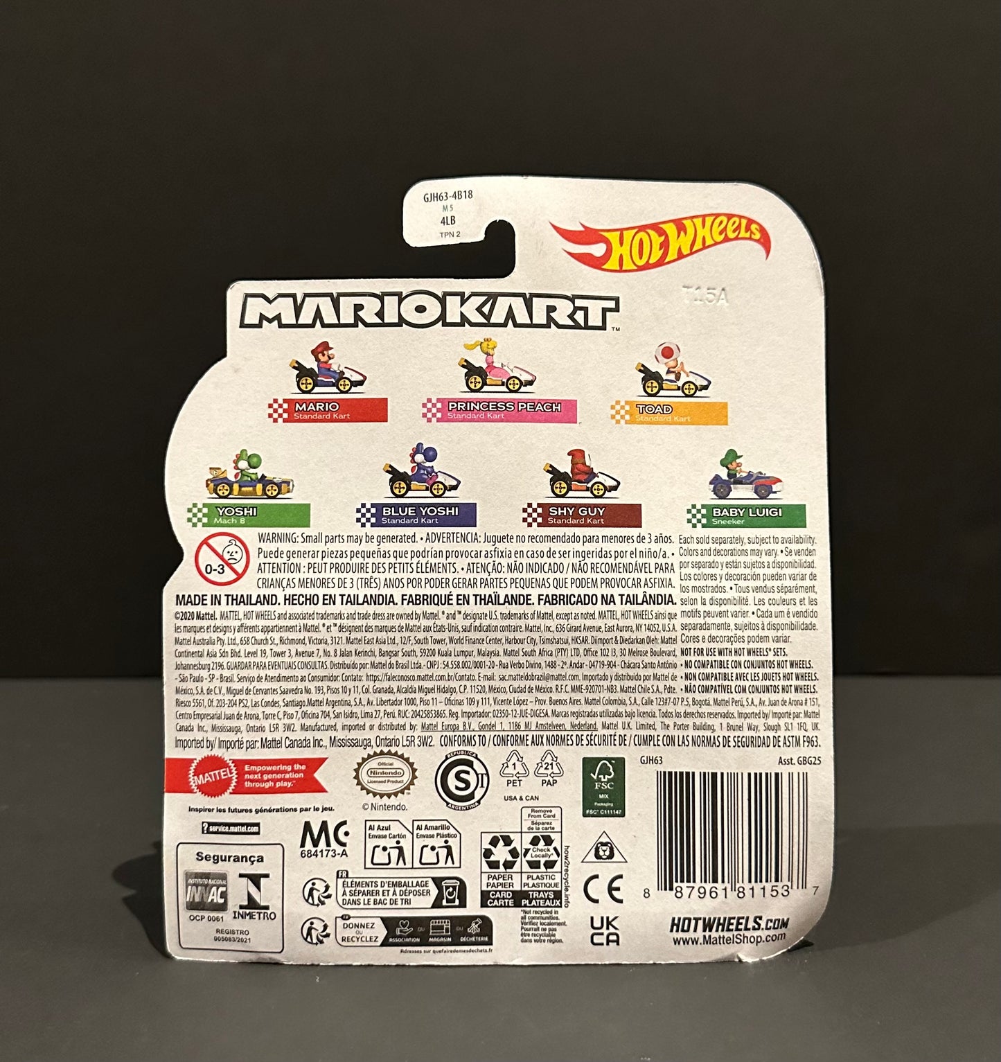 Toad: MarioKart (Hot Wheels)