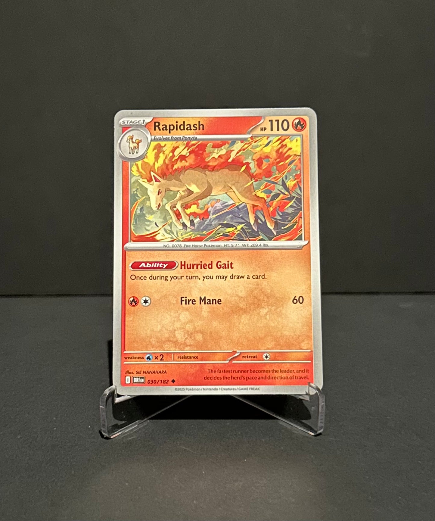TCG Single: Rapidash - Destined Rivals