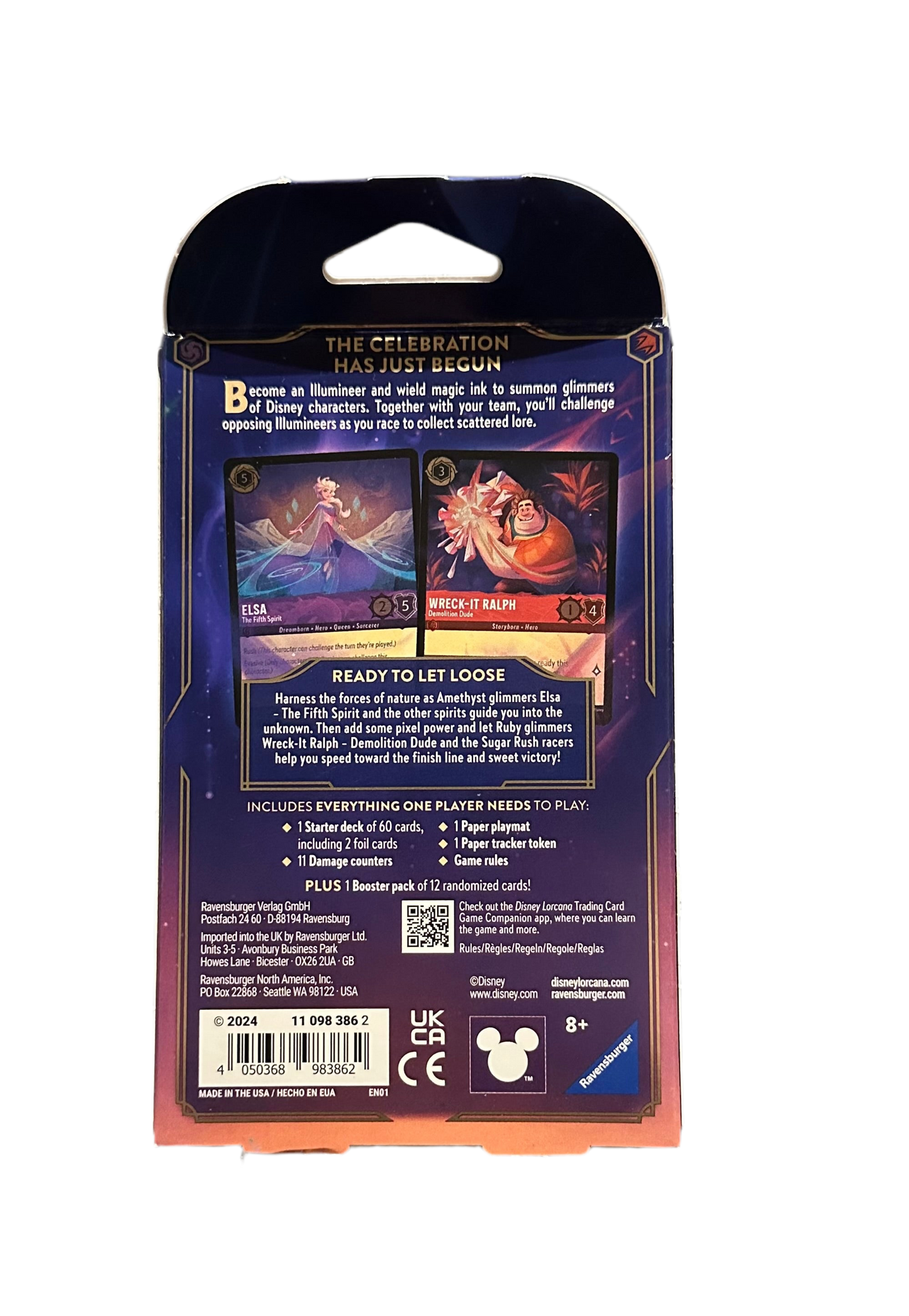 Lorcana: Shimmering Skies starter deck (Elsa & Wreck it Ralph)