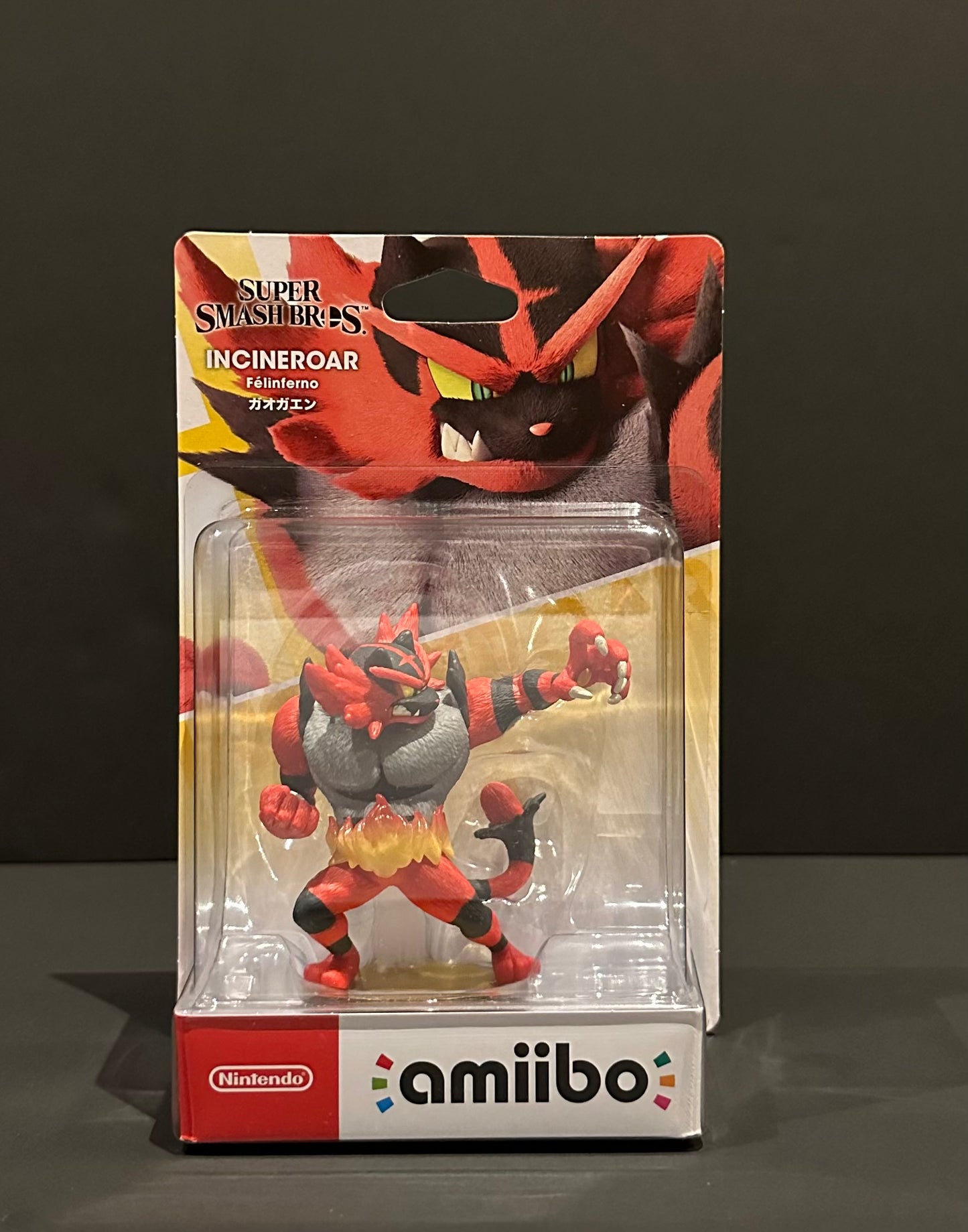Nintendo Amiibo Incineroar - Super Smash Brothers series (Japanese import)