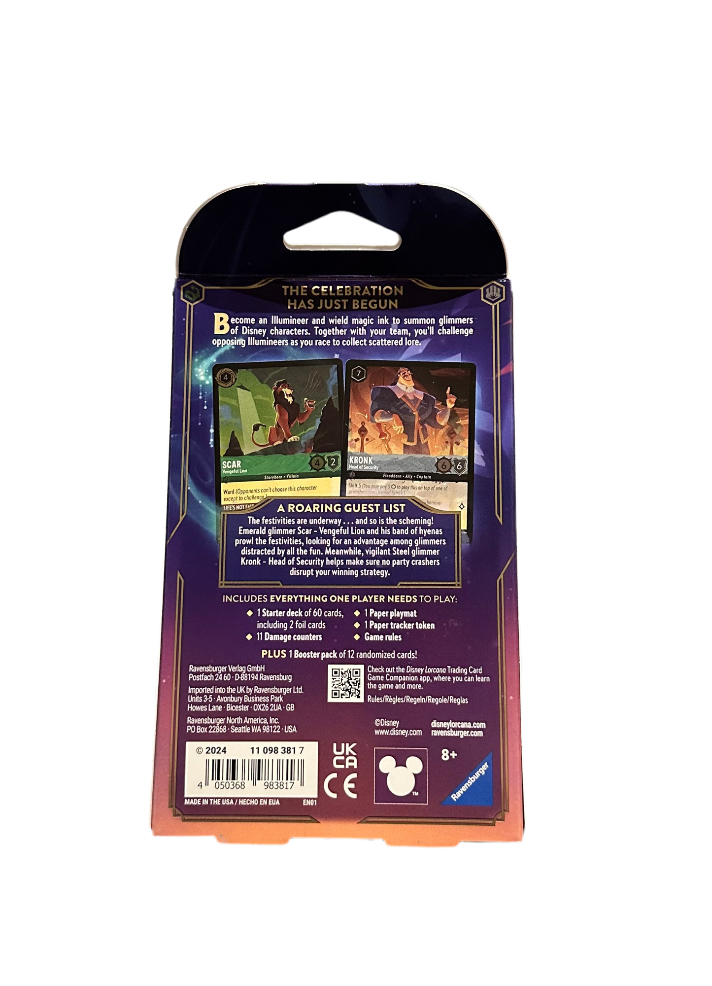Lorcana: Shimmering Skies starter deck (Scar & Kronk)