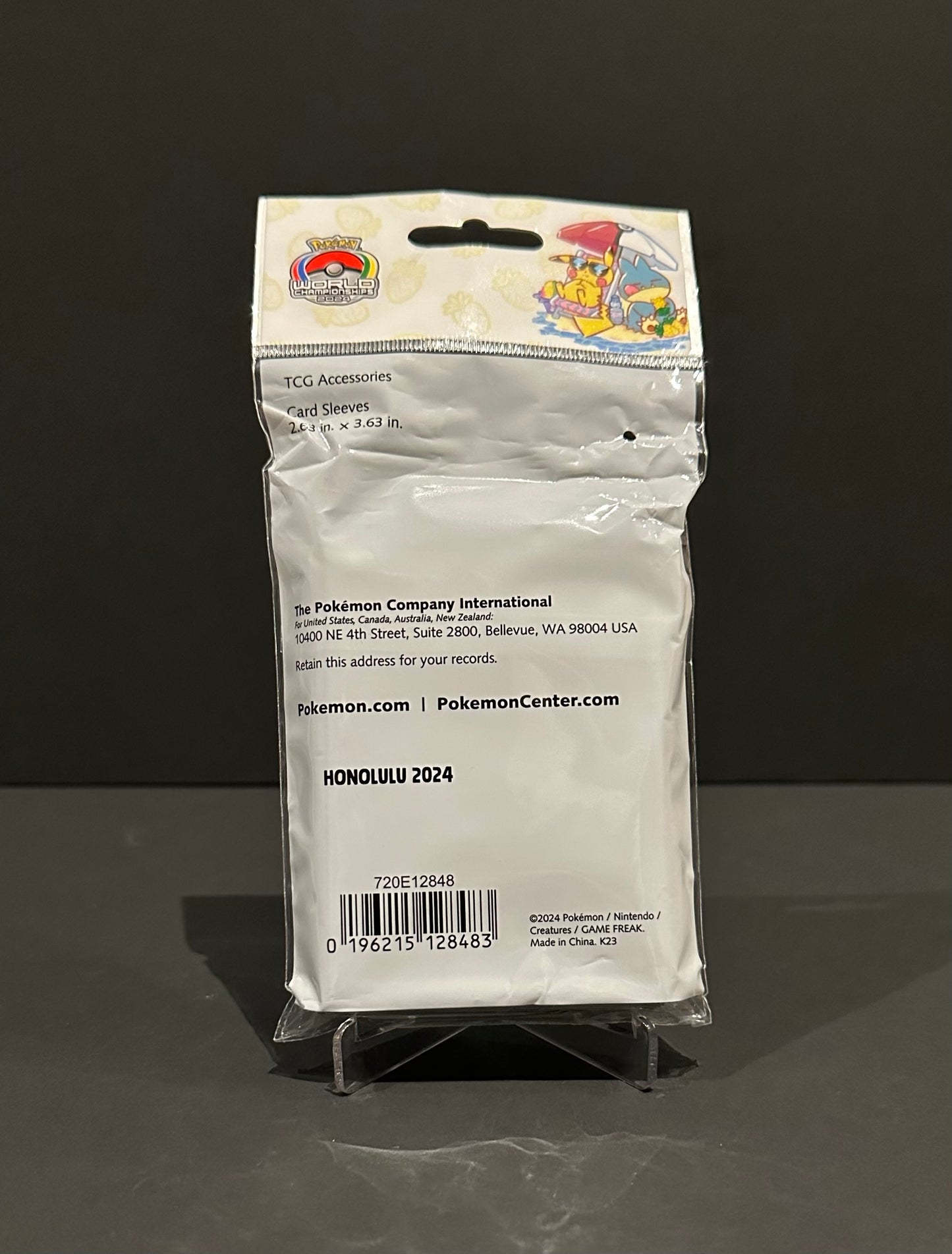 Pokémon World Championships sleeves (2024)