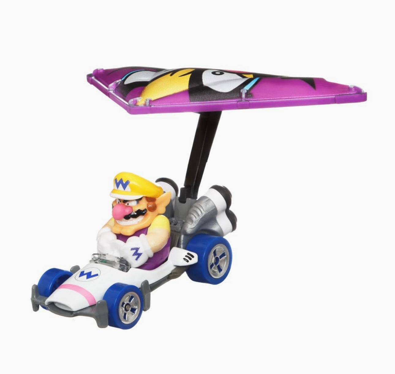Wario: MarioKart w/glider (Hot Wheels)