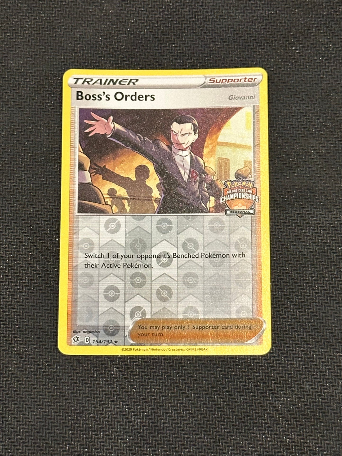 Regional Championships Promo: Boss’s Orders (Giovanni)
