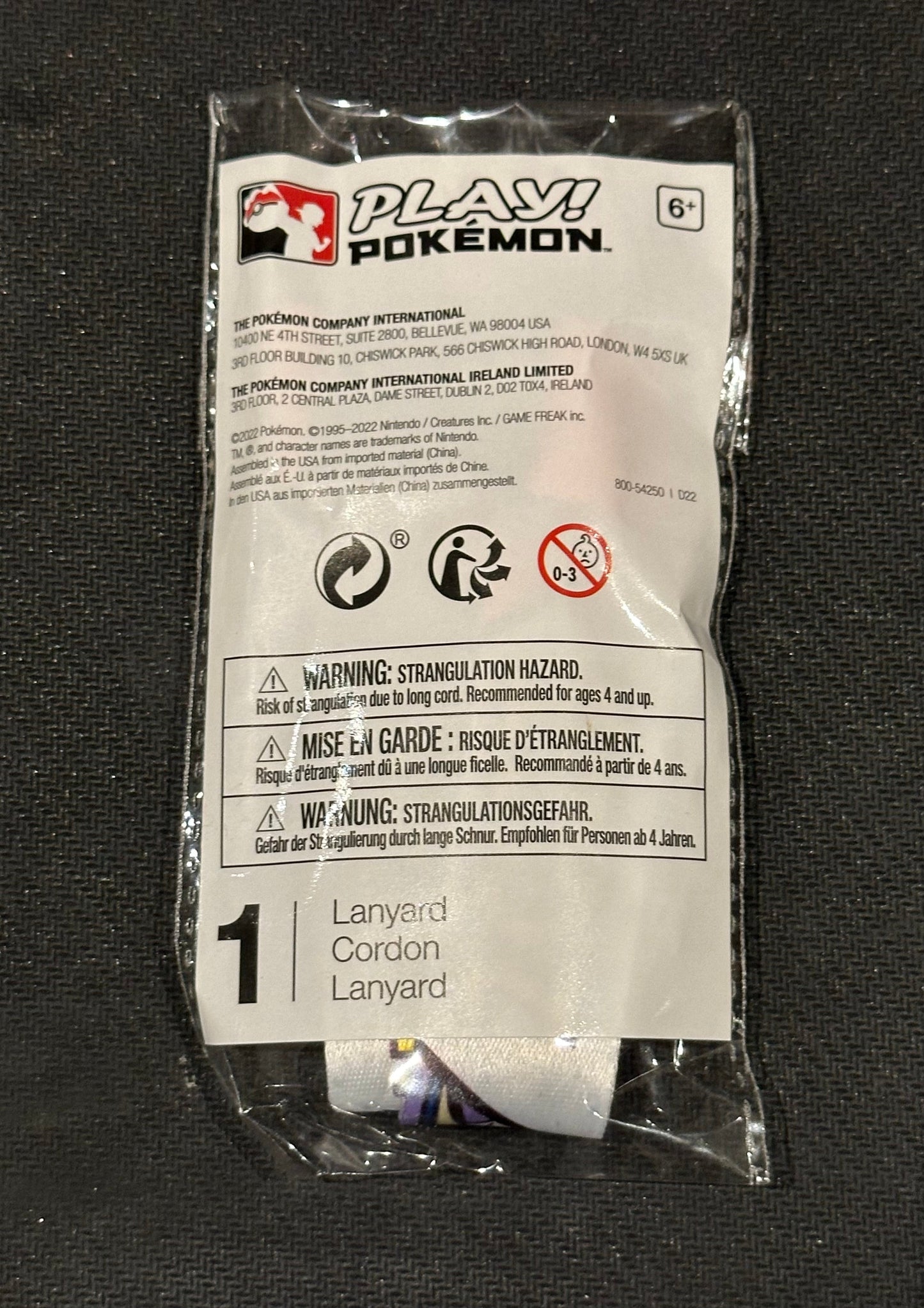 Pokemon Oceania International Championship Lanyard
