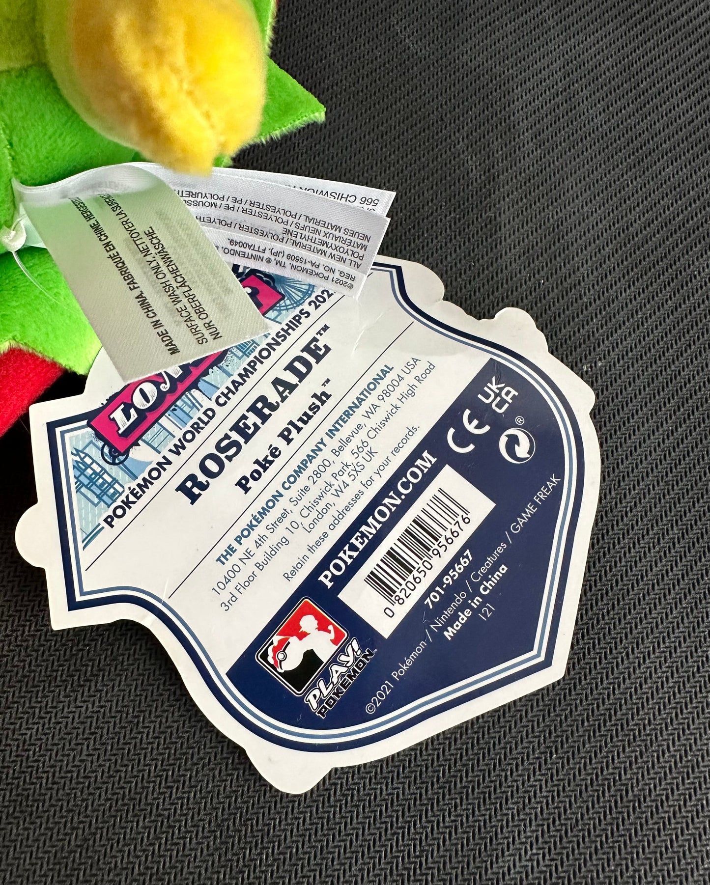 Roserade Worlds ‘22 plush