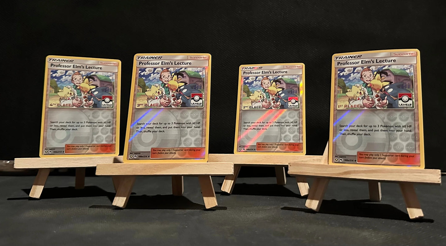 TCG Single: Professor Elm’s Lecture (Set of 4) - League Promo