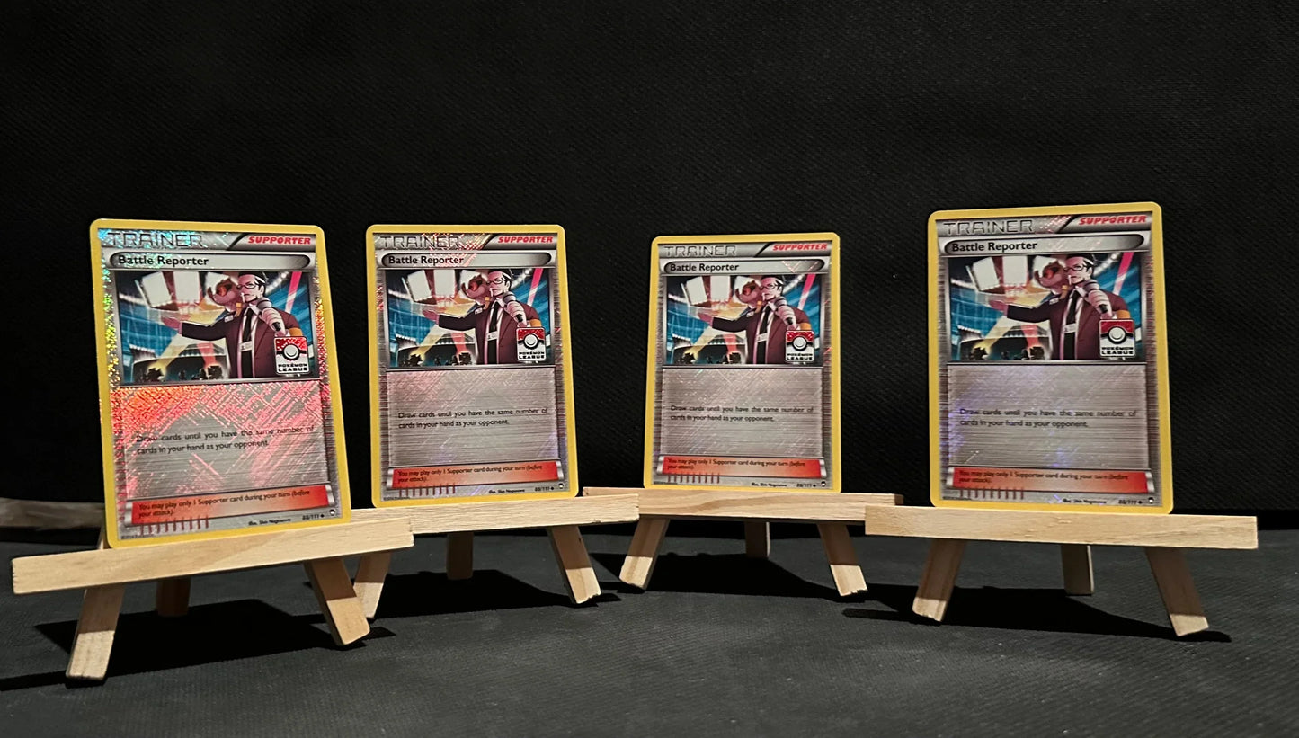 TCG Single: Battle Reporter (Set of 4) - League Promo