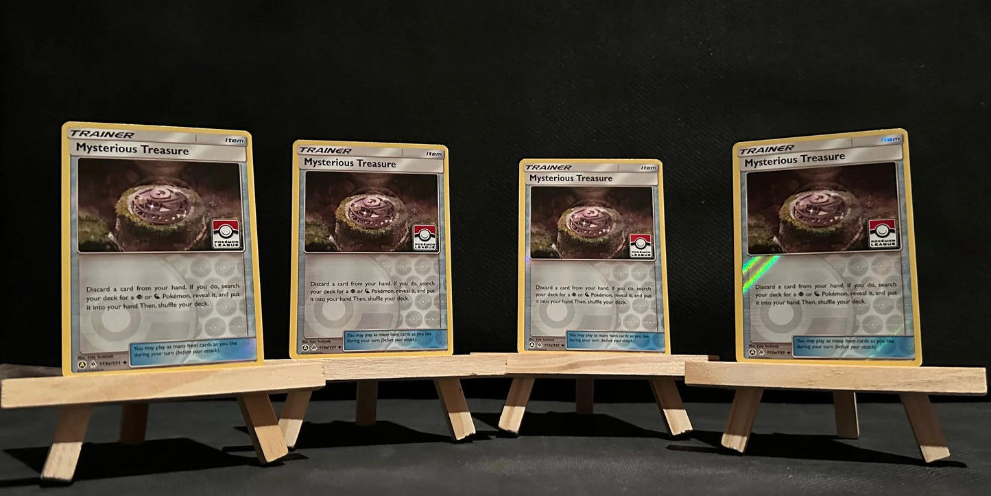 TCG Single: Mysterious Treasure (Set of 4) - League Promo