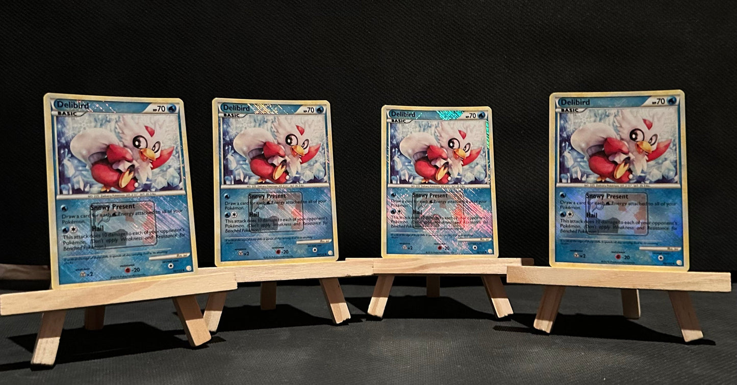 TCG Single: Delibird (Set of 4) - League Promo