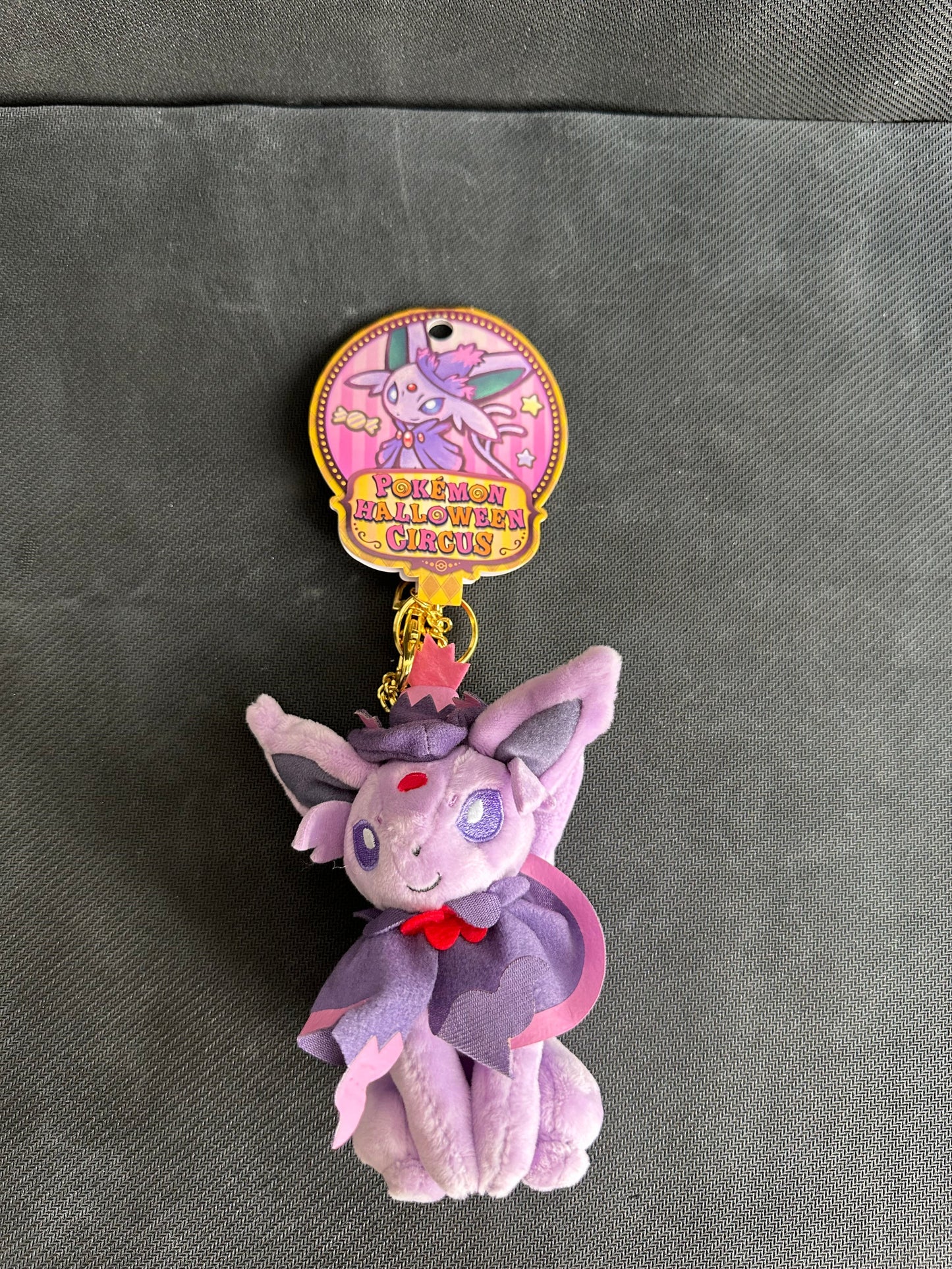 Espeon (plush) Halloween Keychain