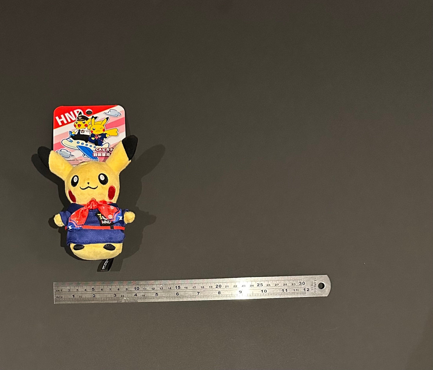 Pikachu (Flight Attendant cosplay) plush keychain