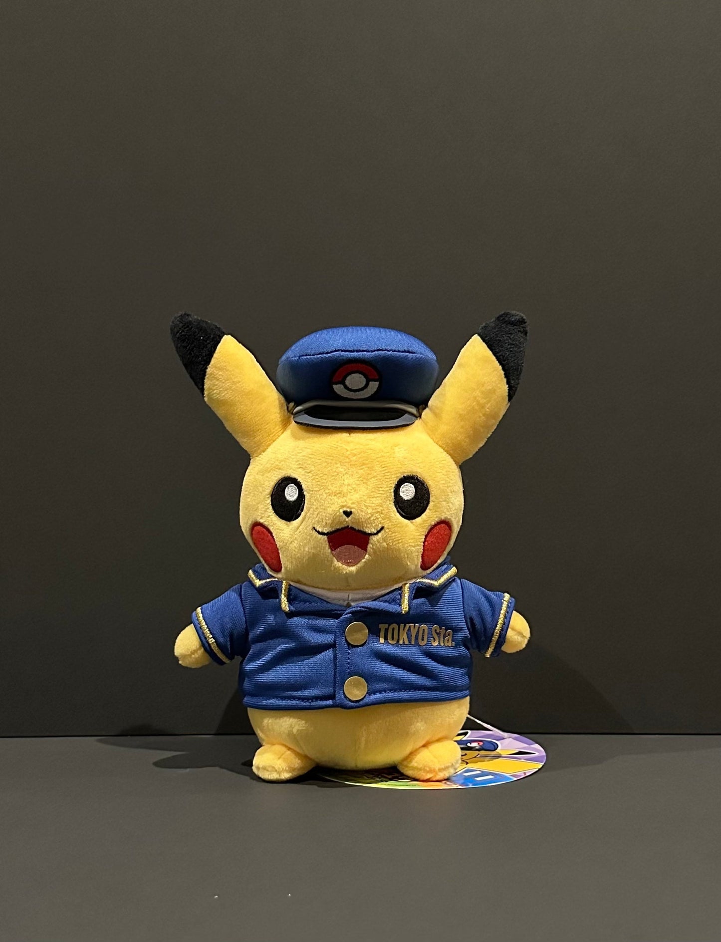 Pikachu (Tokyo station Conductor cosplay) plush