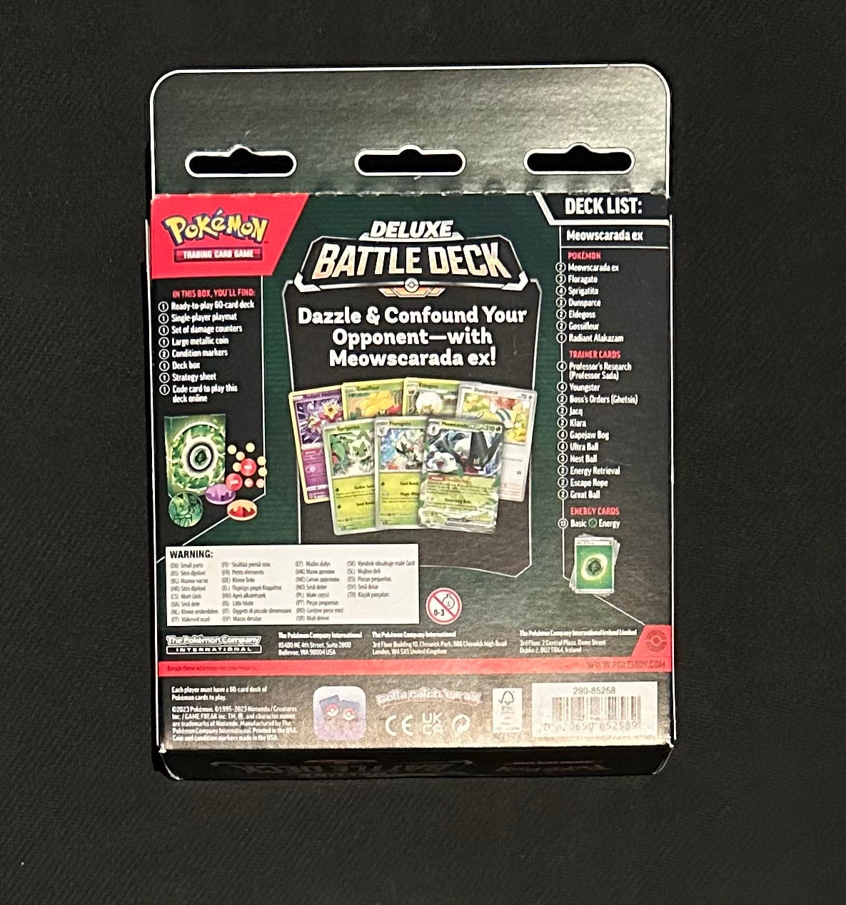 Meowscarada ex Battle deck