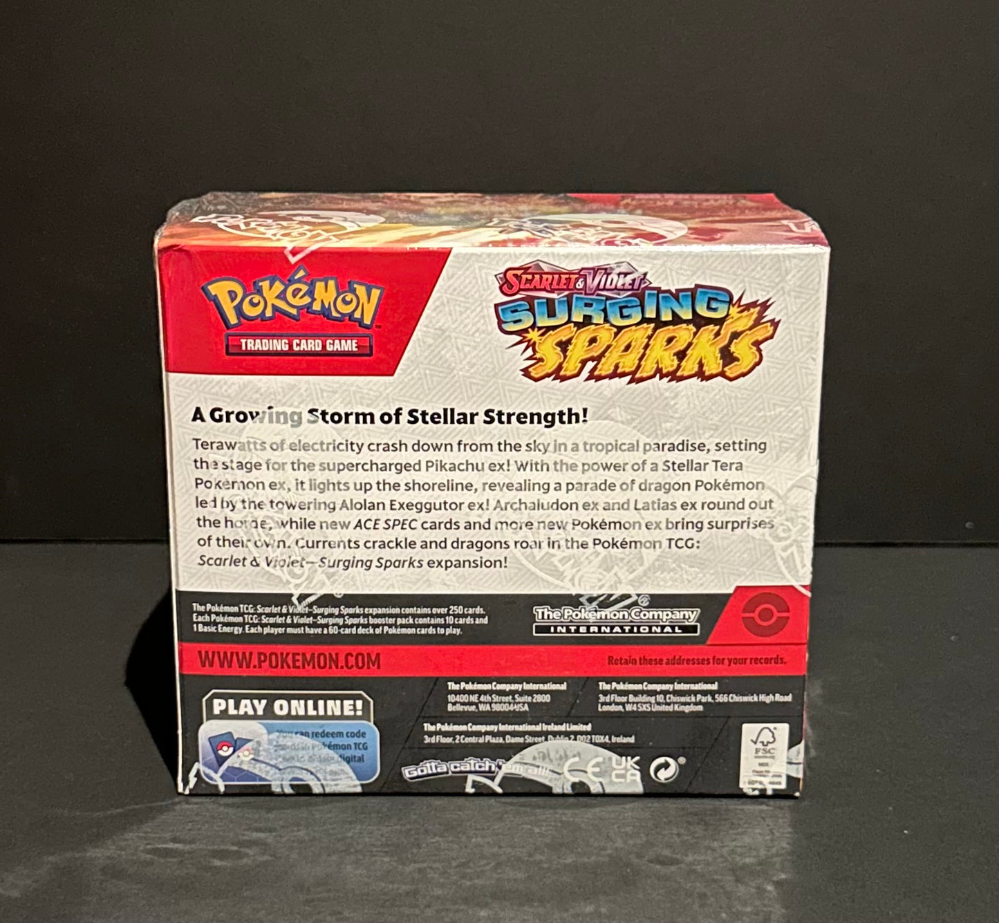 Scarlet & Violet: Surging Sparks booster box