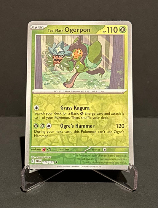 TCG Single: Teal Mask Ogerpon (RH) - Destined Rivals