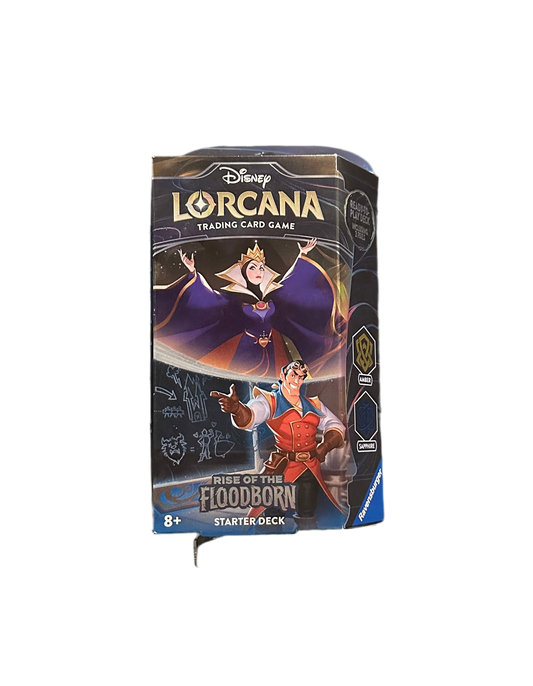 Lorcana: Rise of the Floodborn starter deck (The Queen & Gaston)