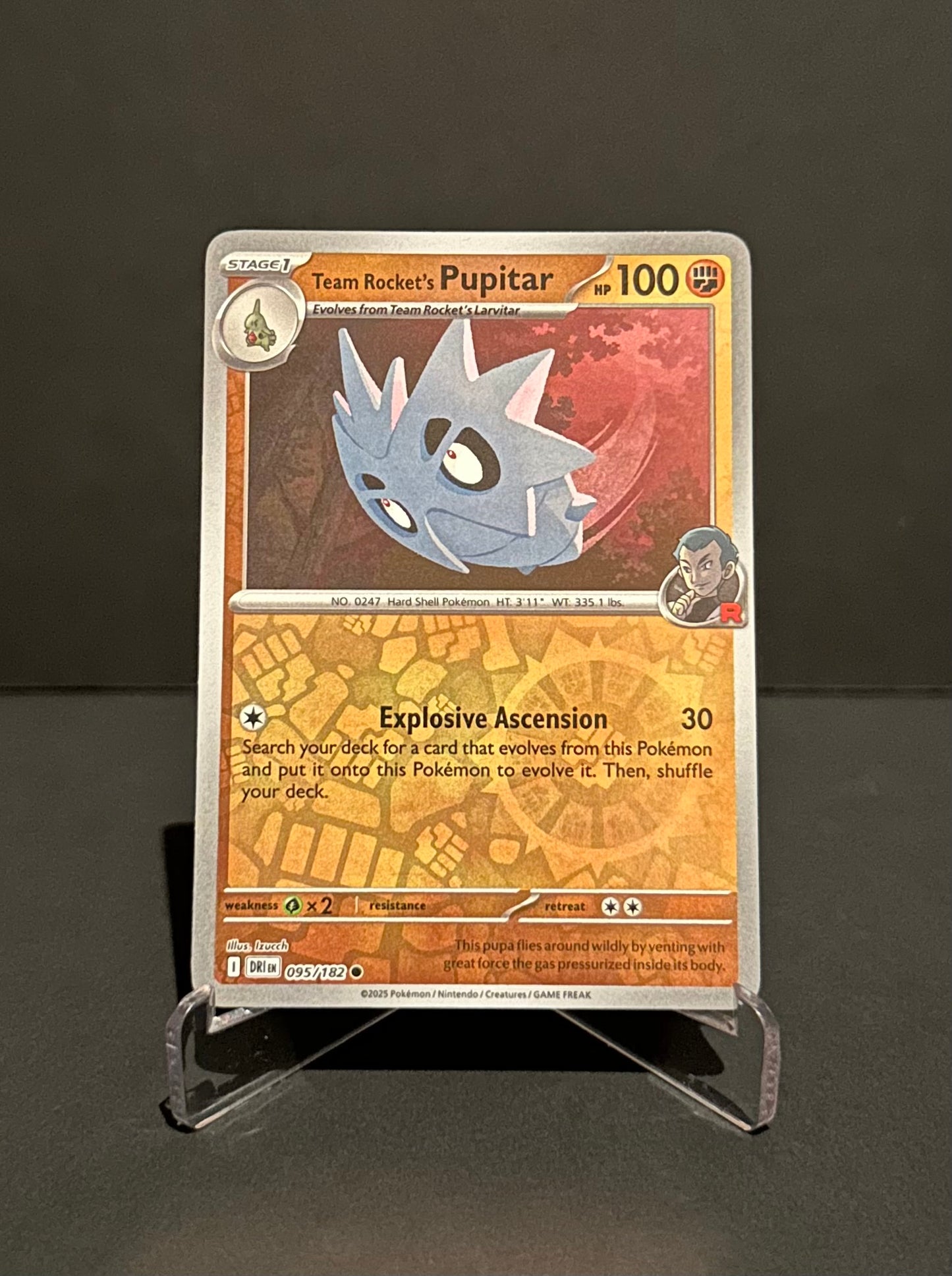 TCG Single: Team Rocket’s Pupitar (RH) - Destined Rivals