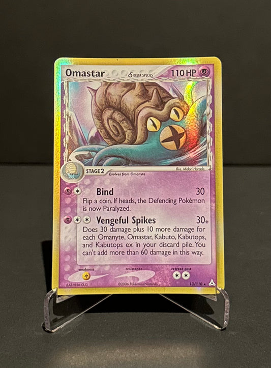TCG Single: Omastar [Delta Species] - Holon Phantoms