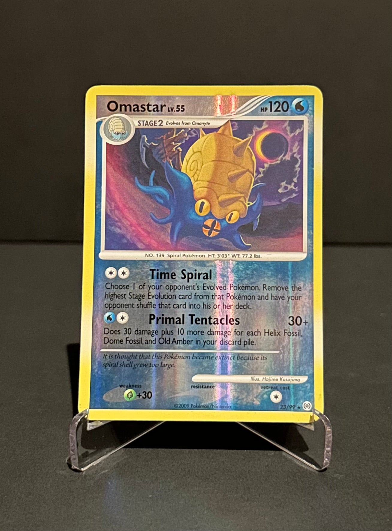 TCG Single: Omastar (RH) - Arceus