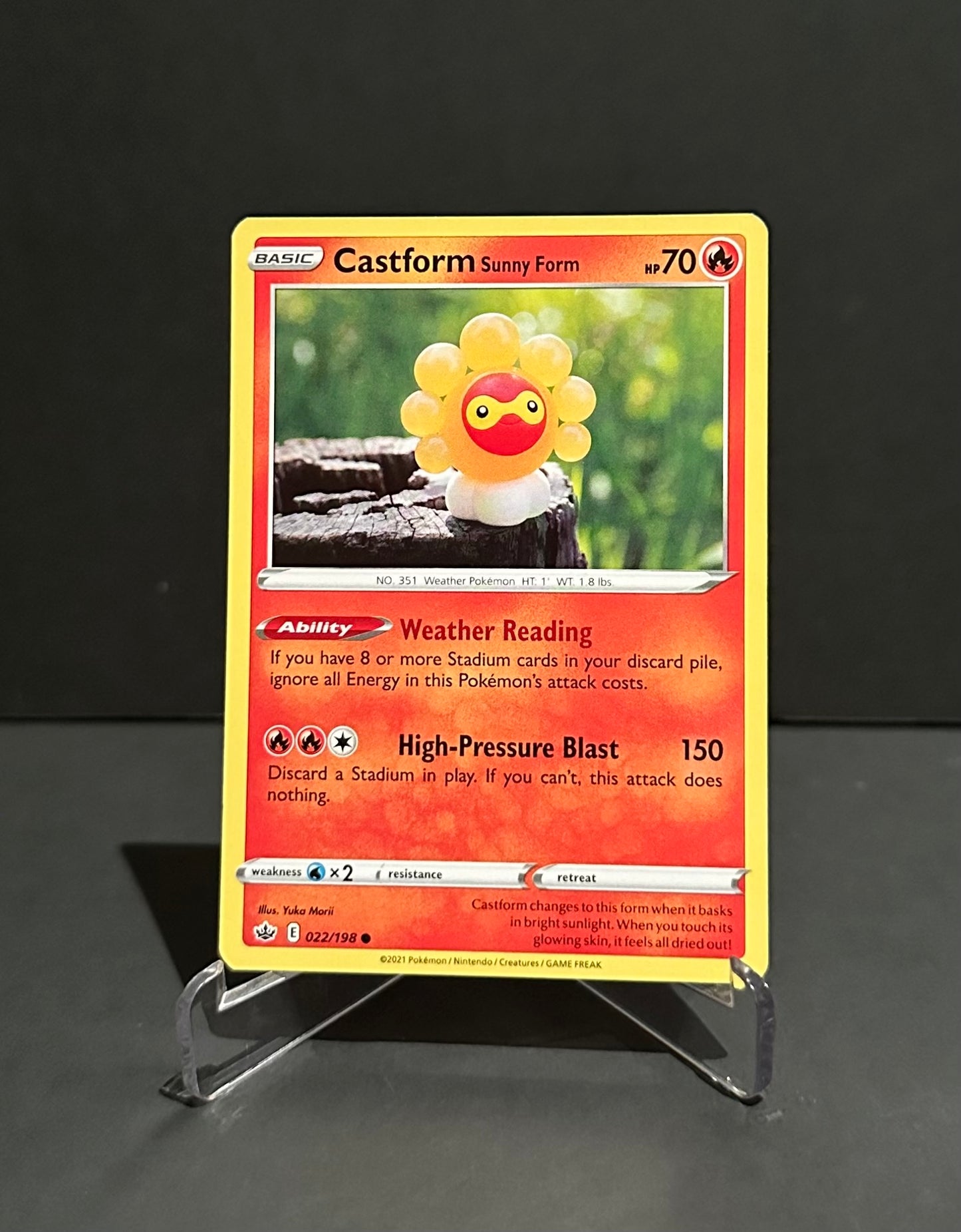 TCG Single: Castform [Sunny Form] - Chilling Reign