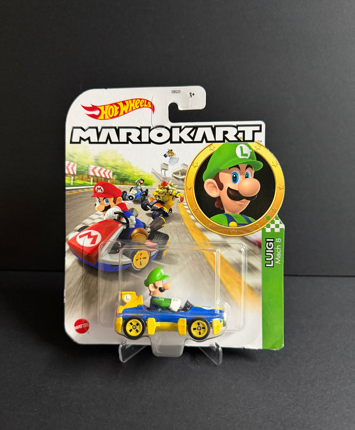 Hot Wheels: Luigi [Mach 8] Mario Kart Diecast