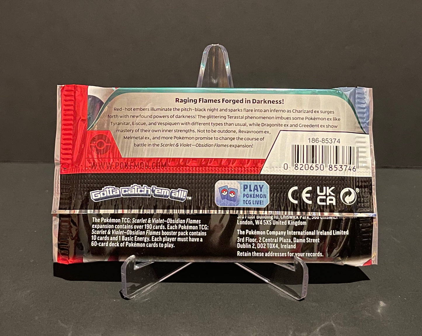 Scarlet & Violet: Obsidian Flames booster pack