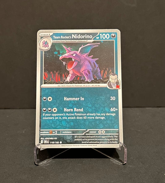 TCG Single: Team Rocket’s Nidorino - Destined Rivals