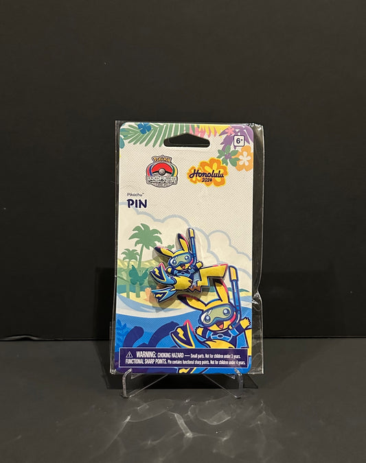 Pokémon World Championships Scuba Pikachu pin