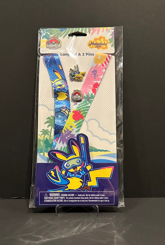 Pokémon World Championships Lanyard (Scuba Pikachu)